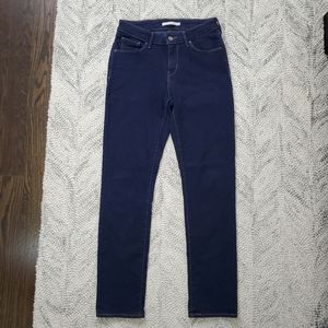 Levi's Classic Mid Rise Skinny Blue Denim 28